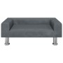 Dark gray velvet dog bed 70x45x26.5 cm by vidaXL, Beds for dogs - Ref: Foro24-171920, Price: 65,59 €, Discount: %