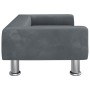 Dark gray velvet dog bed 70x45x26.5 cm by vidaXL, Beds for dogs - Ref: Foro24-171920, Price: 65,59 €, Discount: %