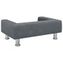 Dark gray velvet dog bed 70x45x26.5 cm by vidaXL, Beds for dogs - Ref: Foro24-171920, Price: 65,59 €, Discount: %