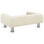 Cama para perros de terciopelo crema 70x45x26,5 cm de vidaXL, Camas para perros - Ref: Foro24-171924, Precio: 65,99 €, Descue...