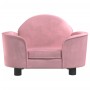 Pink velvet dog bed 66x40x45 cm by vidaXL, Beds for dogs - Ref: Foro24-171841, Price: 72,81 €, Discount: %