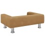 Brown velvet dog bed 70x45x26.5 cm by vidaXL, Beds for dogs - Ref: Foro24-171923, Price: 65,99 €, Discount: %