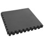 Black EVA rubber mats 6 pcs 2.16㎡ by vidaXL, Gym equipment mats - Ref: Foro24-92461, Price: 46,42 €, Discount: %