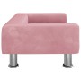 Cama para perros de terciopelo rosa 70x45x26,5 cm de vidaXL, Camas para perros - Ref: Foro24-171921, Precio: 65,59 €, Descuen...