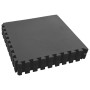 Black EVA rubber mats 12 units 4.32 m² by vidaXL, Gym equipment mats - Ref: Foro24-92462, Price: 64,61 €, Discount: %