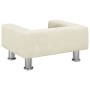 Cream velvet dog bed 50x40x26.5 cm by vidaXL, Beds for dogs - Ref: Foro24-171931, Price: 52,41 €, Discount: %