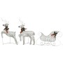 Christmas decoration of reindeer and golden garden sleigh 140 LEDs by vidaXL, Christmas lights - Ref: Foro24-3100430, Price: ...