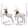 Christmas decoration of reindeer and golden garden sleigh 140 LEDs by vidaXL, Christmas lights - Ref: Foro24-3100430, Price: ...