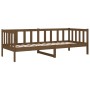 Sofá cama de madera maciza de pino marrón miel 80x200 cm de vidaXL, Camas y somieres - Ref: Foro24-814687, Precio: 118,99 €, ...