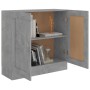 Bücherschrank aus Sperrholz grauer Beton 82,5x30,5x80 cm von vidaXL, Bücherregale und Regale - Ref: Foro24-802709, Preis: 53,...