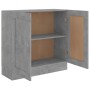 Bücherschrank aus Sperrholz grauer Beton 82,5x30,5x80 cm von vidaXL, Bücherregale und Regale - Ref: Foro24-802709, Preis: 53,...