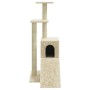 Rascador para gatos con postes de sisal color crema 92 cm de vidaXL, Mobiliario para gatos - Ref: Foro24-171512, Precio: 39,9...