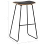 Kitchen stools 4 units black synthetic leather by vidaXL, Kitchen stools - Ref: Foro24-3054560, Price: 290,09 €, Discount: %