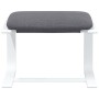 Sillón de relax con taburete tela gris oscuro de vidaXL, Sillones - Ref: Foro24-3154414, Precio: 124,99 €, Descuento: %