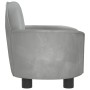 Light gray velvet dog bed 66x40x45 cm by vidaXL, Beds for dogs - Ref: Foro24-171839, Price: 72,96 €, Discount: %