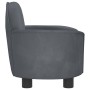 Dark gray velvet dog bed 66x40x45 cm by vidaXL, Beds for dogs - Ref: Foro24-171840, Price: 75,99 €, Discount: %