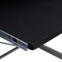 Corner desk made of black plywood 132x112x99cm by vidaXL, Desks - Ref: Foro24-20585, Price: 88,94 €, Discount: %