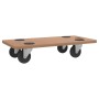 Stands with wheels 2 pcs rectangular engineered wood by vidaXL, Loading platforms and pallets - Ref: Foro24-154885, Price: 29...