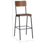 Kitchen stools 6 units plywood and steel by vidaXL, Kitchen stools - Ref: Foro24-3054563, Price: 681,31 €, Discount: %