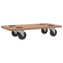 Stands with wheels 2 pcs rectangular engineered wood by vidaXL, Loading platforms and pallets - Ref: Foro24-154885, Price: 29...