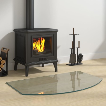 Glass plate for fireplace 80x50 cm by vidaXL, Glass - Ref: Foro24-324151, Price: 59,02 €, Discount: %