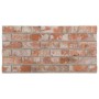 3D Wall Panels Brick Design 10 pcs EPS Red by vidaXL, Wall covering - Ref: Foro24-149581, Price: 180,99 €, Discount: %