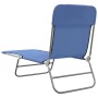 Folding sun loungers 2 pcs steel and blue textilene by vidaXL, Loungers - Ref: Foro24-360180, Price: 77,79 €, Discount: %