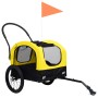 Bicycle Trailer Pet Stroller 2 in 1 Yellow Black by vidaXL, pet strollers - Ref: Foro24-92439, Price: 106,37 €, Discount: %