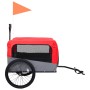 Pet Bike Trailer Stroller 2 in 1 Red Gray by vidaXL, pet strollers - Ref: Foro24-92440, Price: 126,99 €, Discount: %