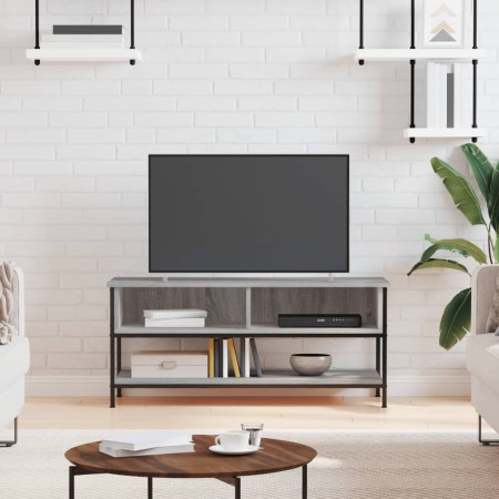 Sonoma gray plywood TV cabinet 100x35x45 cm by vidaXL, TV Furniture - Ref: Foro24-832786, Price: 52,48 €, Discount: %