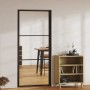 Interior door ESG glass and black aluminum 93x201.5 cm by vidaXL, Doors for the home - Ref: Foro24-151200, Price: 196,27 €, D...