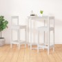 Kitchen stools 2 units white pine wood 40x41.5x112 cm by vidaXL, Kitchen stools - Ref: Foro24-833262, Price: 122,91 €, Discou...