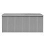 Caseta de jardín metal gris 257x392x181 cm de vidaXL, Cobertizos - Ref: Foro24-143345, Precio: 523,98 €, Descuento: %