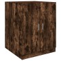 Smoked brown washing machine cabinet 71x71.5x91.5 cm by vidaXL, Accessories for washing machines and dryers - Ref: Foro24-813...