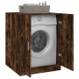 Smoked brown washing machine cabinet 71x71.5x91.5 cm by vidaXL, Accessories for washing machines and dryers - Ref: Foro24-813...