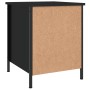 Black engineered wood nightstand 40x42x50 cm by vidaXL, Nightstands - Ref: Foro24-825933, Price: 49,99 €, Discount: %