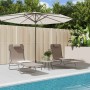 Folding sun loungers 2 pcs steel and brown textilene by vidaXL, Loungers - Ref: Foro24-360184, Price: 63,11 €, Discount: %