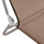 Folding sun loungers 2 pcs steel and brown textilene by vidaXL, Loungers - Ref: Foro24-360184, Price: 63,11 €, Discount: %