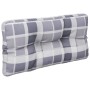 Cushions for pallets 2 units gray checkered fabric by vidaXL, Cushions for chairs and sofas - Ref: Foro24-314542, Price: 44,0...