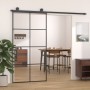 ESG glass and black aluminum sliding door 102.5x205 cm by vidaXL, Doors for the home - Ref: Foro24-151674, Price: 166,22 €, D...