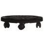 Soporte para plantas con ruedas diámetro 30 cm negro 170 kg de vidaXL, Soportes para macetas - Ref: Foro24-151829, Precio: 28...