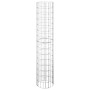 Circular galvanized steel gabion post Ø30x150 cm by vidaXL, fence panels - Ref: Foro24-152013, Price: 45,22 €, Discount: %