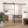 Aluminum and ESG black glass sliding door 102.5x205 cm by vidaXL, Doors for the home - Ref: Foro24-149481, Price: 174,39 €, D...