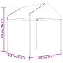 Gazebo with white polyethylene roof 11.15x2.28x2.69 m by vidaXL, Tents and gazebos - Ref: Foro24-3155505, Price: 319,99 €, Di...