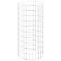 Circular galvanized steel gabion post Ø50x100 cm by vidaXL, fence panels - Ref: Foro24-152016, Price: 49,20 €, Discount: %