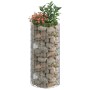 Circular galvanized steel gabion post Ø50x100 cm by vidaXL, fence panels - Ref: Foro24-152016, Price: 49,20 €, Discount: %