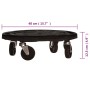 Plant stand with wheels black diameter 40 cm 275 kg by vidaXL, Pot stands - Ref: Foro24-151830, Price: 40,96 €, Discount: %