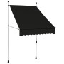 Toldo retráctil de operación manual gris antracita 100 cm de vidaXL, Toldos - Ref: Foro24-145832, Precio: 73,08 €, Descuento: %