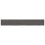 Wall shelf made of dark brown treated oak wood 220x30x(2-6)cm by vidaXL, Shelves and shelves - Ref: Foro24-363853, Price: 90,...