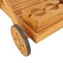 Carrito camarera madera maciza de acacia 54x87x90 cm de vidaXL, Carros de cocina y comedor - Ref: Foro24-319424, Precio: 91,7...